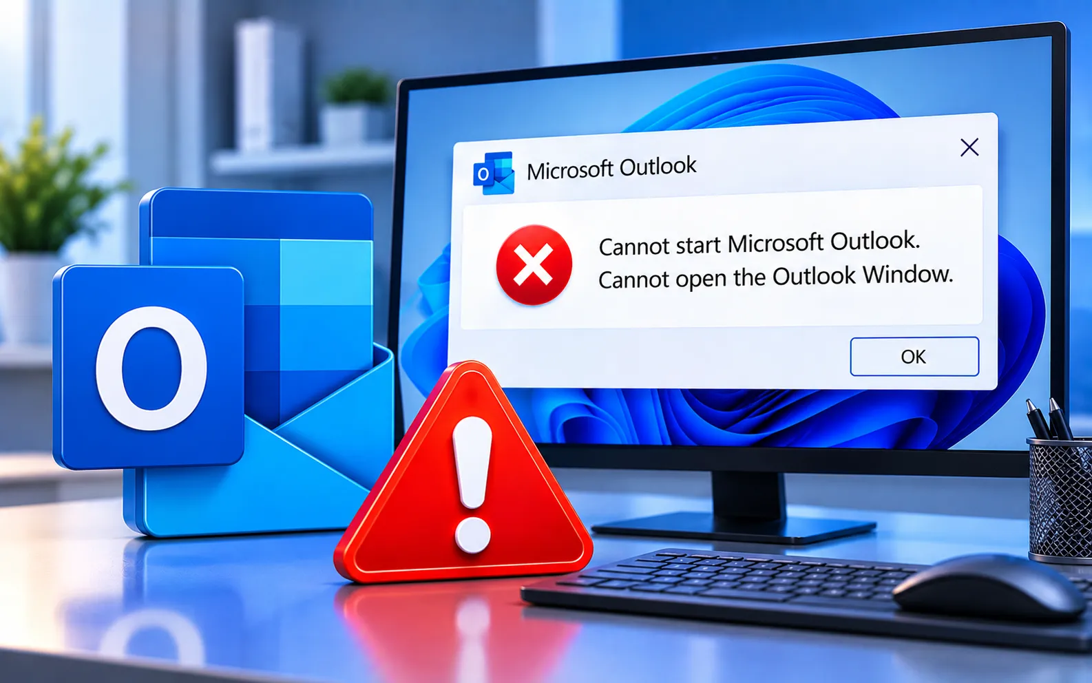 Cannot Start Microsoft Outlook error fix